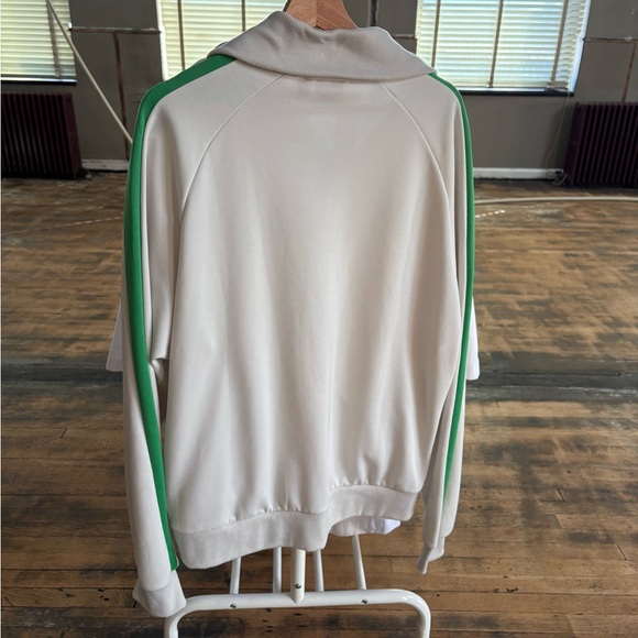 Vintage Puma Men's Green and White Track Jacket Size XXL - Picture 2 of 7